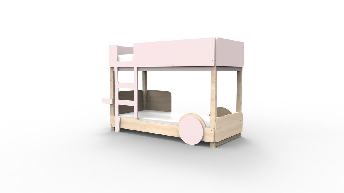 Mathy by Bols Discovery Bunk Bed in Powder Pink (Bed only)
