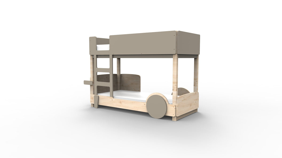 Mathy by Bols Discovery Bunk Bed in Taupe (Bed only)