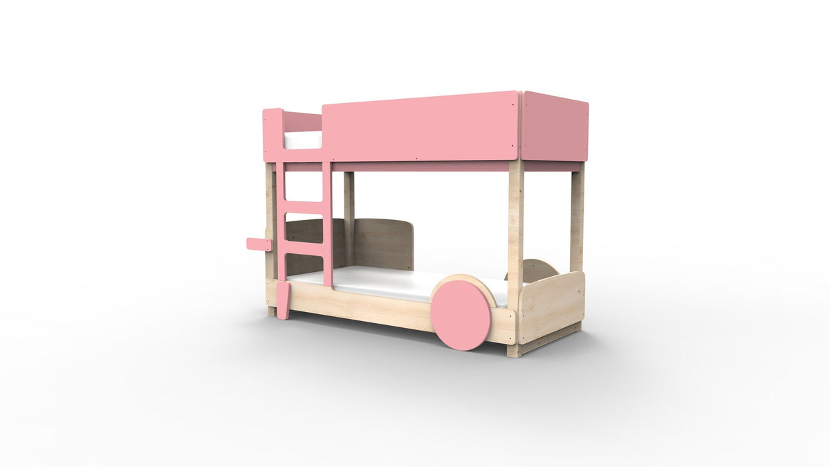 Mathy by Bols Discovery Bunk Bed in Very Light Pink (Bed only)