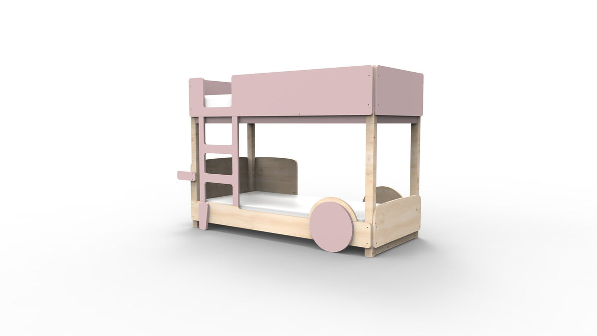 Mathy by Bols Discovery Bunk Bed in Winter Pink (Bed only)