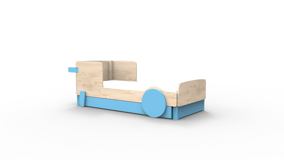 Mathy by Bols Discovery Car Bed in Azur Blue (With pull-out bed)