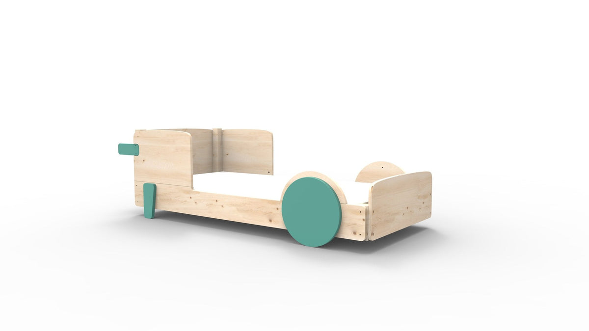 Mathy by Bols Discovery Car Bed in Light Green (Bed only)