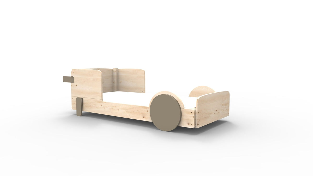 Mathy by Bols Discovery Car Bed in Linen (Bed only)