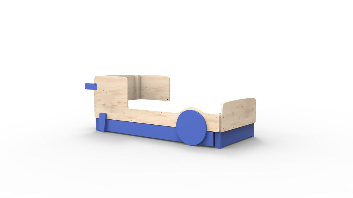 Mathy by Bols Discovery Car Bed in Marseille Blue (With pull-out bed)