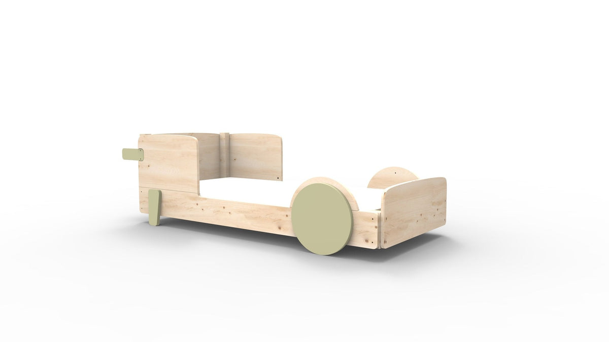 Mathy by Bols Discovery Car Bed in Moss Grey (Bed only)
