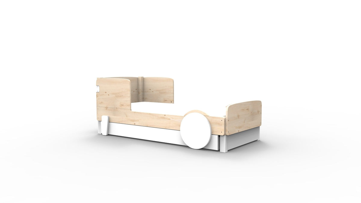 Mathy by Bols Discovery Car Bed in White (With pull-out bed)