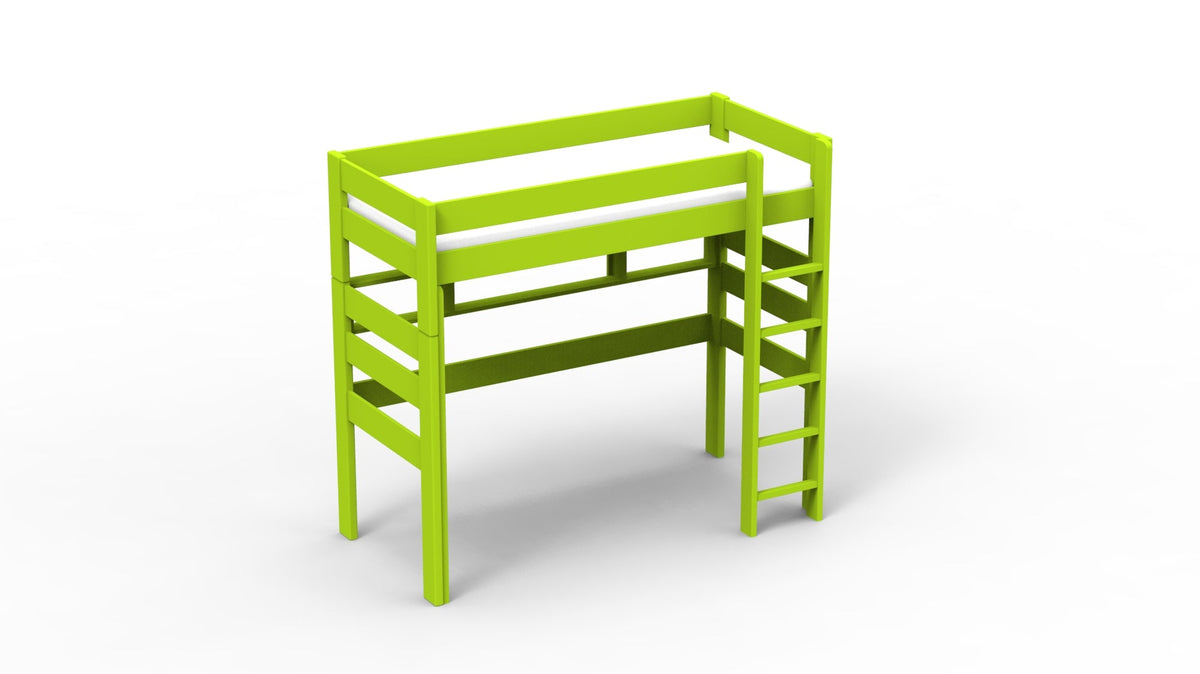 Mathy by Bols Dominique 186 Separable High Sleeper in Apple Green