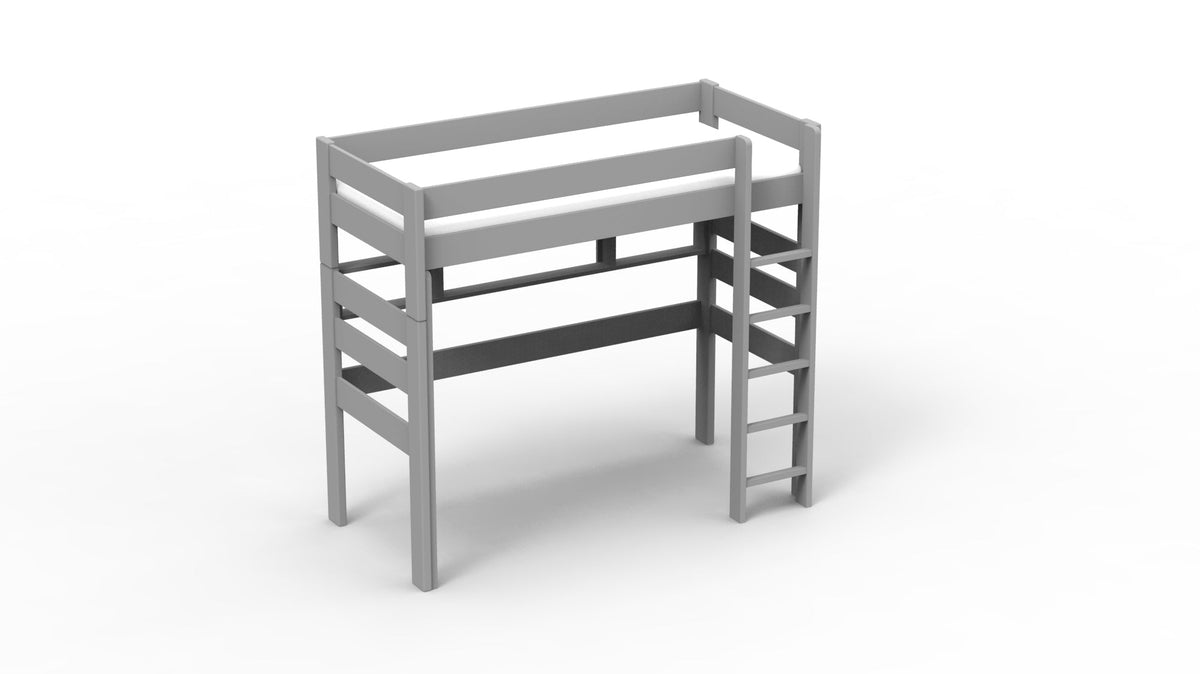 Mathy by Bols Dominique 186 Separable High Sleeper in Cement Grey