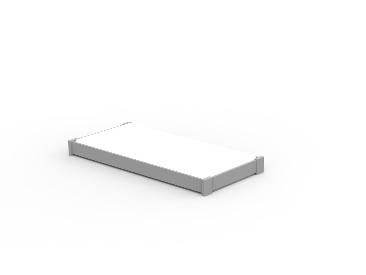 Mathy by Bols Dominique Virginie Montessori Floor Bed in Cement Grey