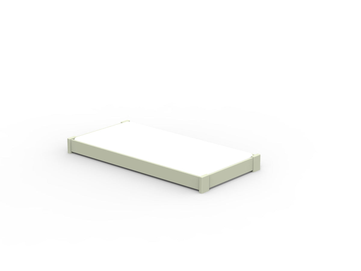 Mathy by Bols Dominique Virginie Montessori Floor Bed in Moss Grey