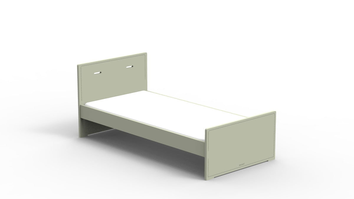 Mathy by Bols Madaket Bed in Moss Grey
