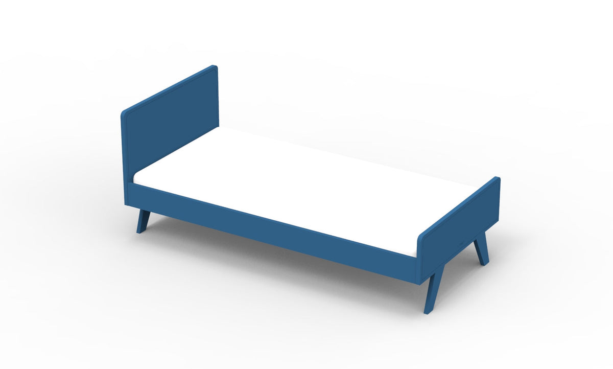 Mathy by Bols Madavin Bed in Atlantic Blue (Madavin cut-out feet)