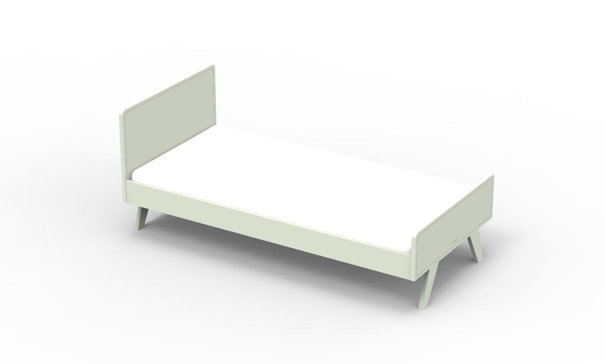 Mathy by Bols Madavin Bed in Greige (Madavin cut-out feet)