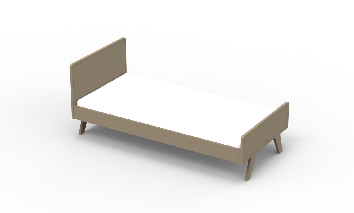 Mathy by Bols Madavin Bed in Linen (Madavin cut-out feet)