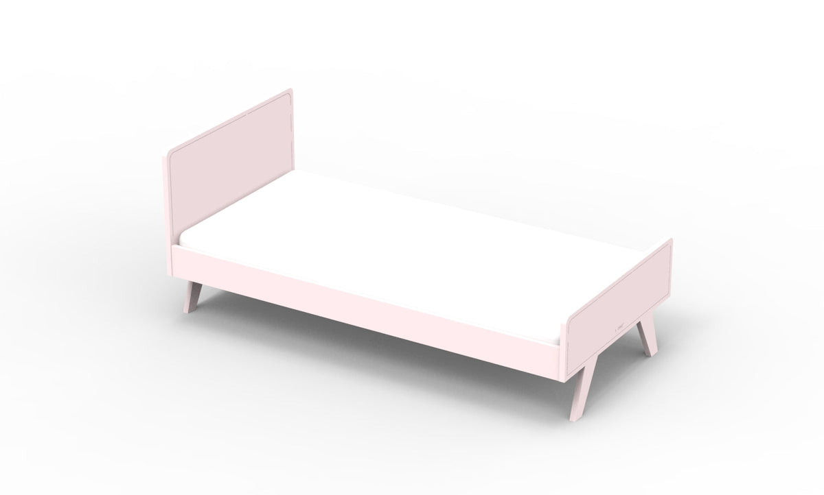 Mathy by Bols Madavin Bed in Powder Pink (Madavin cut-out feet)