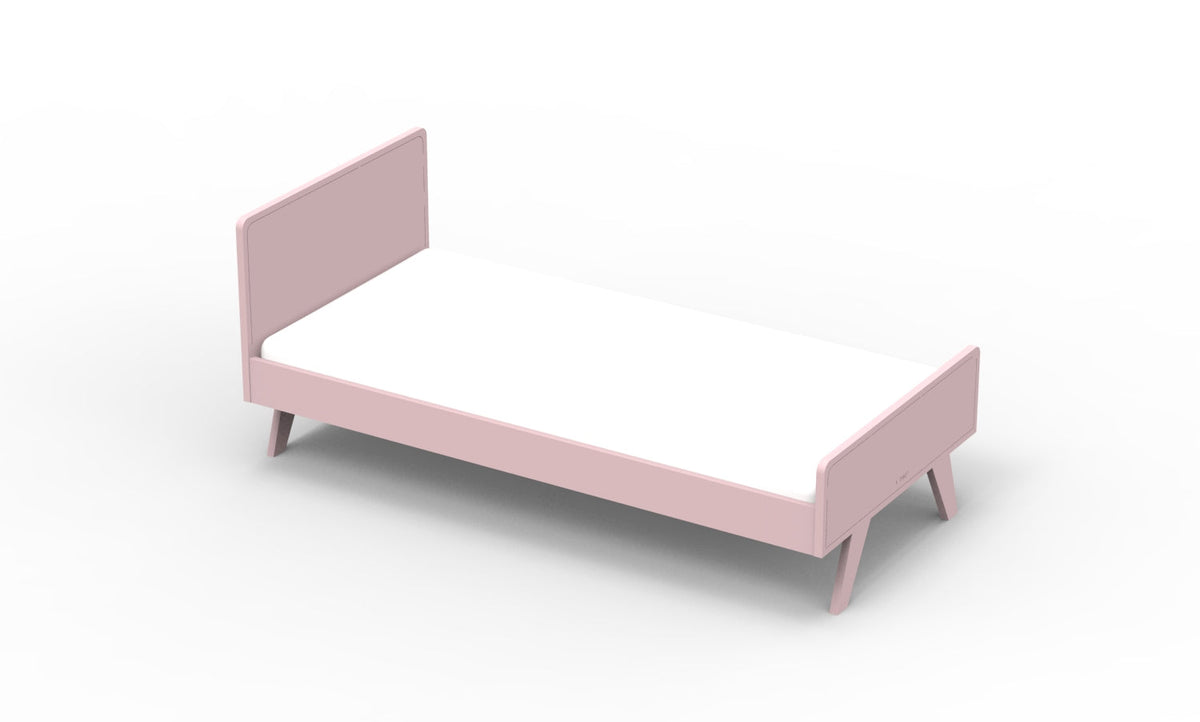 Mathy by Bols Madavin Bed in Winter Pink (Madavin cut-out feet)