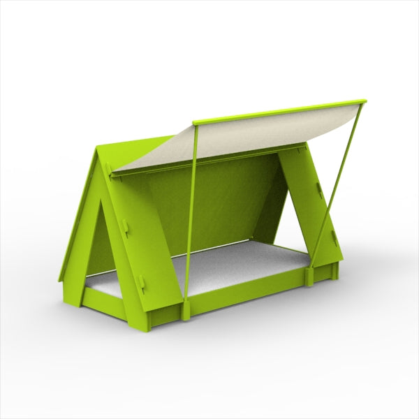 Mathy by Bols Montessori Tent Floor Bed in Apple Green