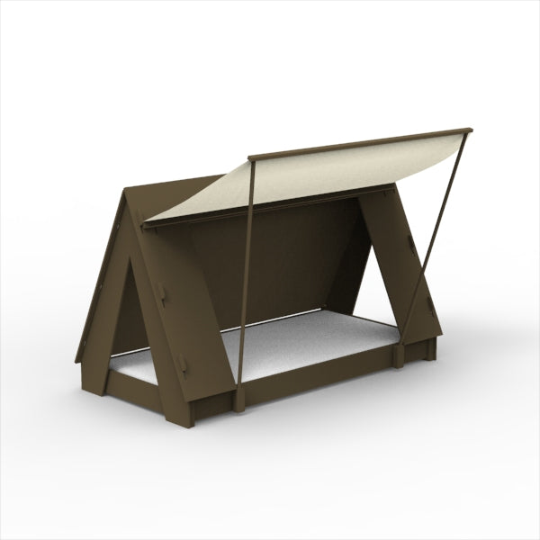 Mathy by Bols Montessori Tent Floor Bed in Artichoke