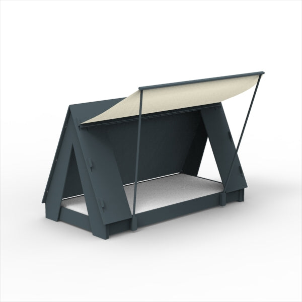 Mathy by Bols Montessori Tent Floor Bed in Basalt Grey