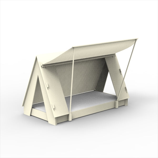 Mathy by Bols Montessori Tent Floor Bed in Beige Ivory