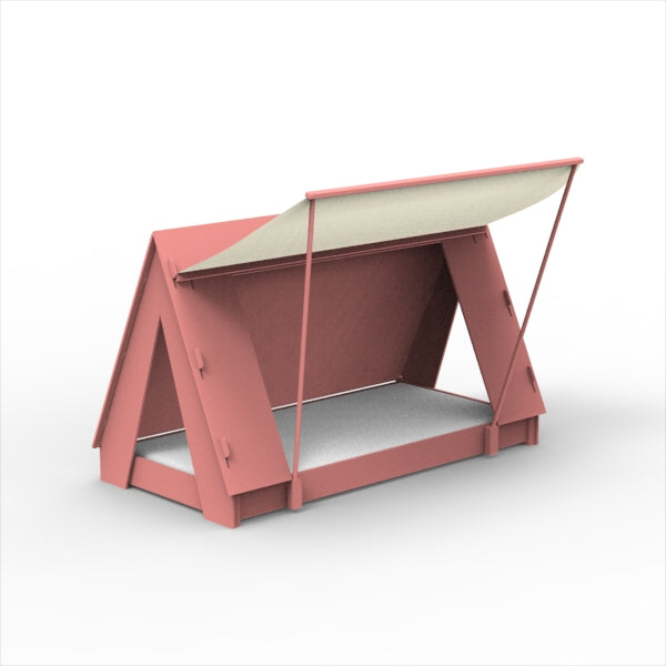 Mathy by Bols Montessori Tent Floor Bed in Coral