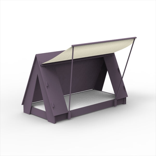 Mathy by Bols Montessori Tent Floor Bed in Cuberdon Purple