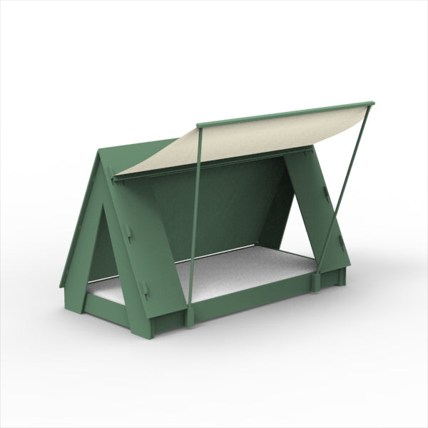Mathy by Bols Montessori Tent Floor Bed in Jungle Green