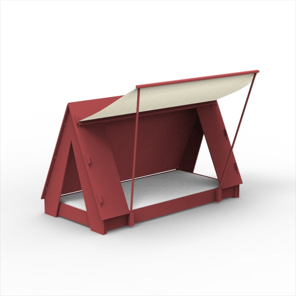 Mathy by Bols Montessori Tent Floor Bed in Marsala