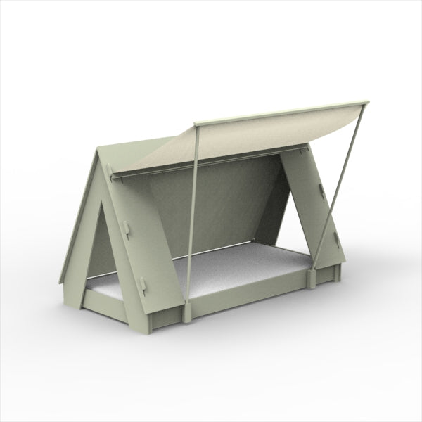 Mathy by Bols Montessori Tent Floor Bed in Moss Grey