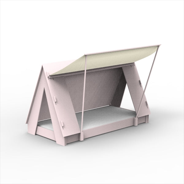 Mathy by Bols Montessori Tent Floor Bed in Powder Pink