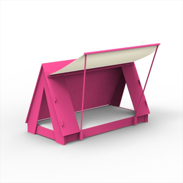 Mathy by Bols Montessori Tent Floor Bed in Summer Pink