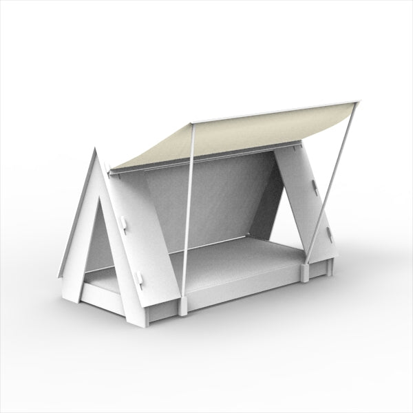 Mathy by Bols Montessori Tent Floor Bed in White