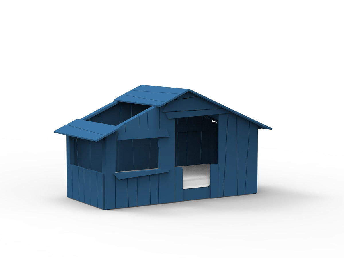 Mathy by Bols Montessori Treehouse Floor Bed in Atlantic Blue