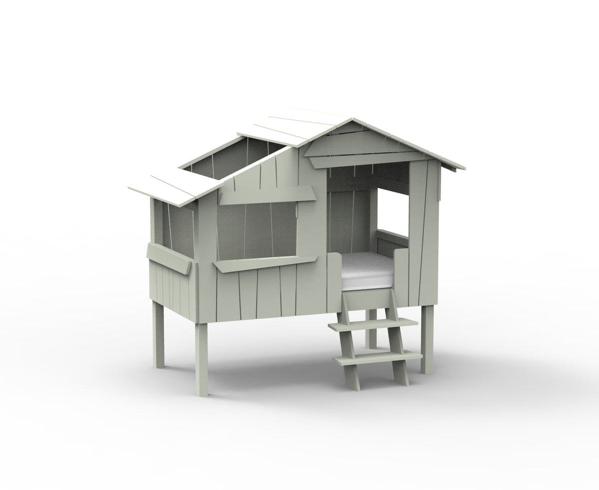 Mathy by Bols Small Treehouse Bed (90 x 150cm) in Greige