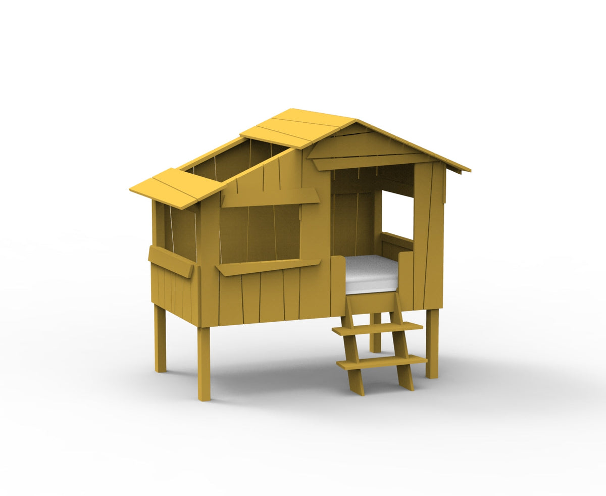 Mathy by Bols Small Treehouse Bed (90 x 150cm) in Ochre