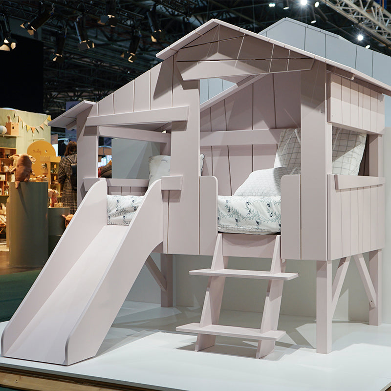 Mathy by Bols Small Treehouse Bed with Slide (90 x 150cm)