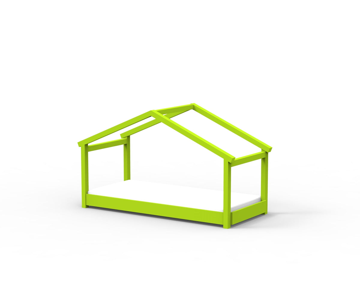 Mathy by Bols Star Light House Bed in Apple Green