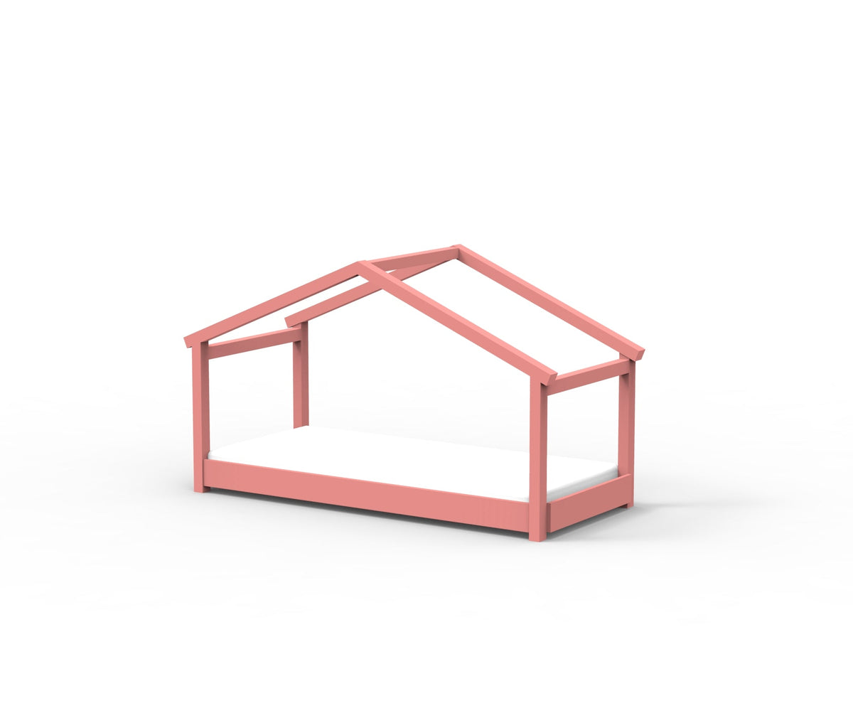 Mathy by Bols Star Light House Bed in Coral