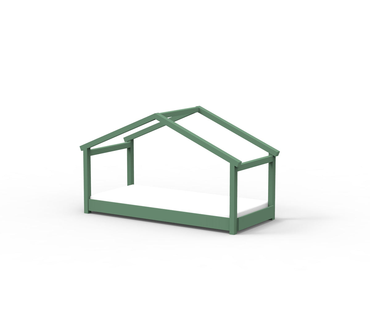 Mathy by Bols Star Light House Bed in Jungle Green