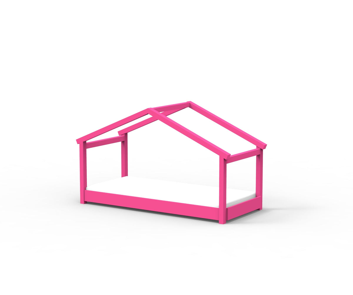 Mathy by Bols Star Light House Bed in Summer Pink