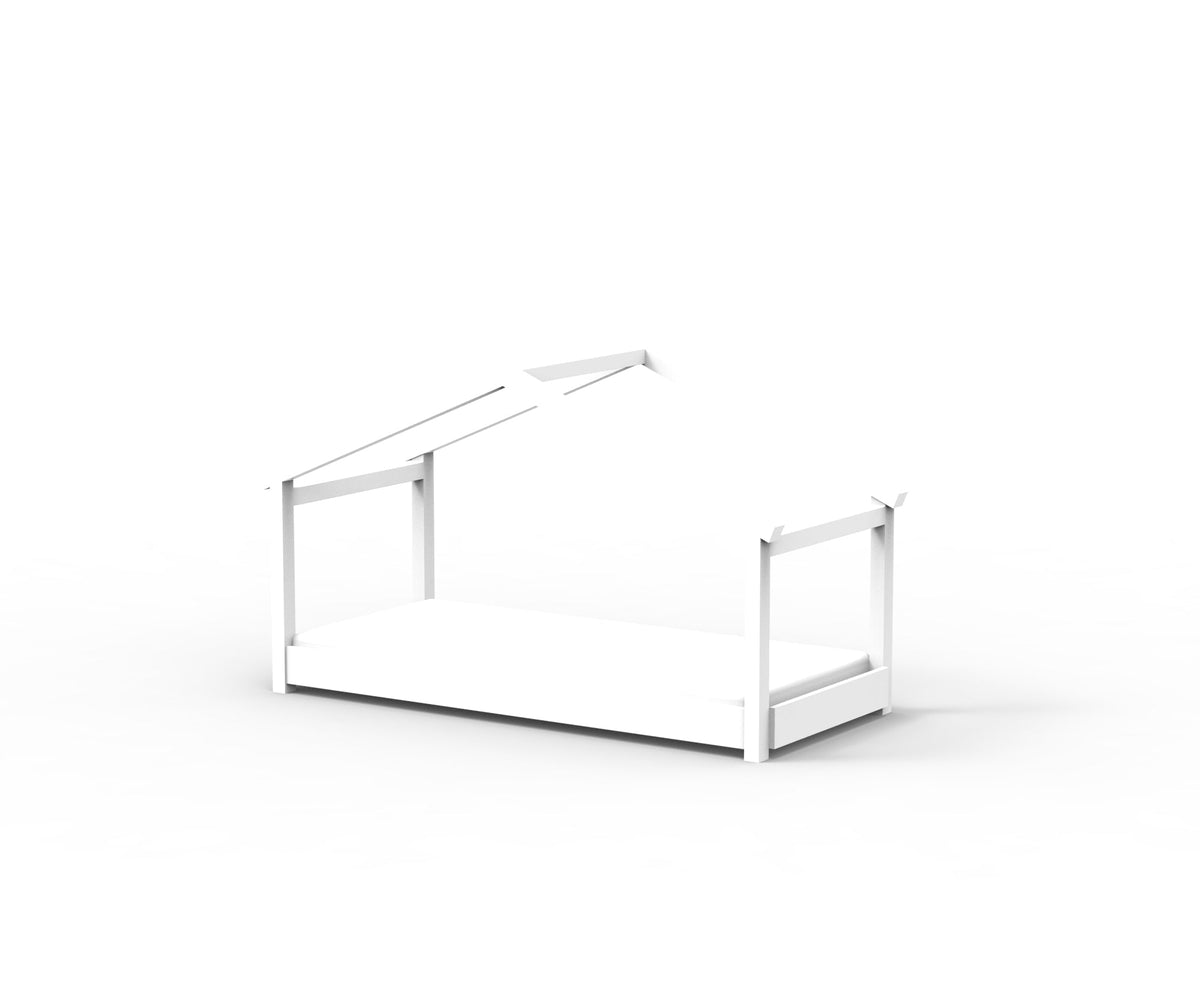 Mathy by Bols Star Light House Bed in White