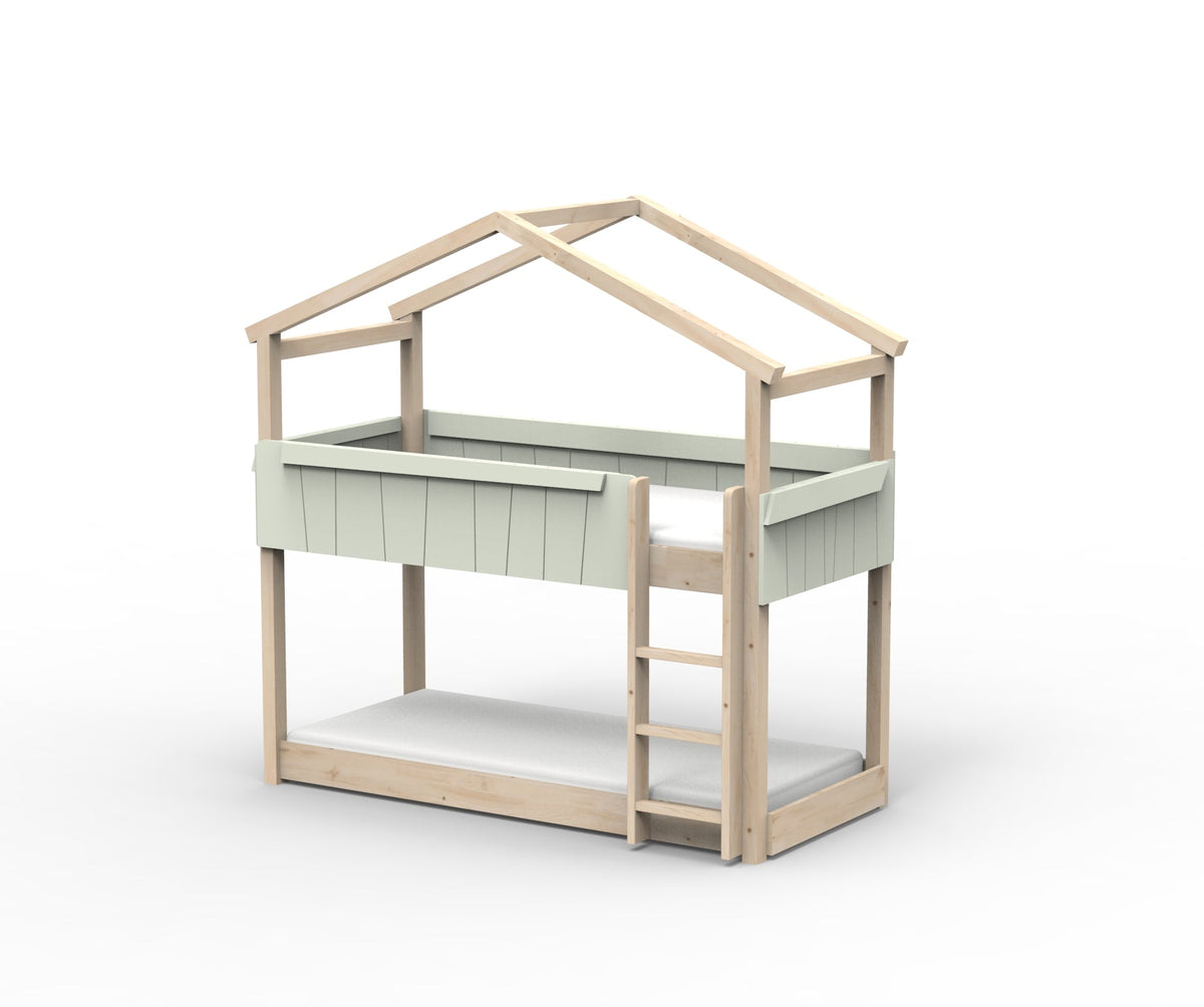 Mathy by Bols Star Light House Bunk Bed in Greige