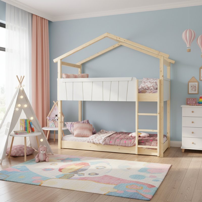 Mathy by Bols Star Light House Bunk Bed