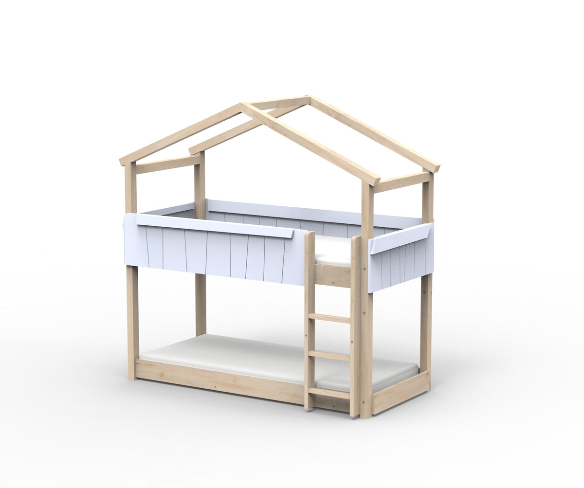 Mathy by Bols Star Light House Bunk Bed in Powder Blue