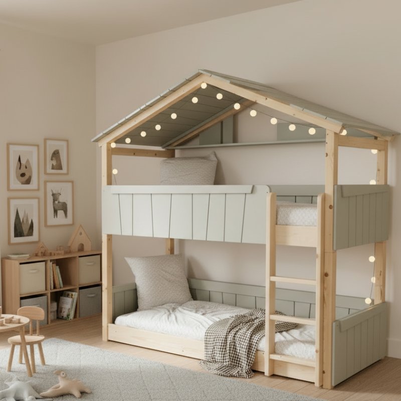 Mathy by Bols Star Light Hut Bunk Bed