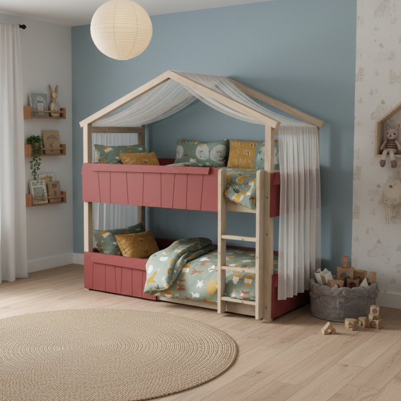 Mathy by Bols Star Light Hut Bunk Bed