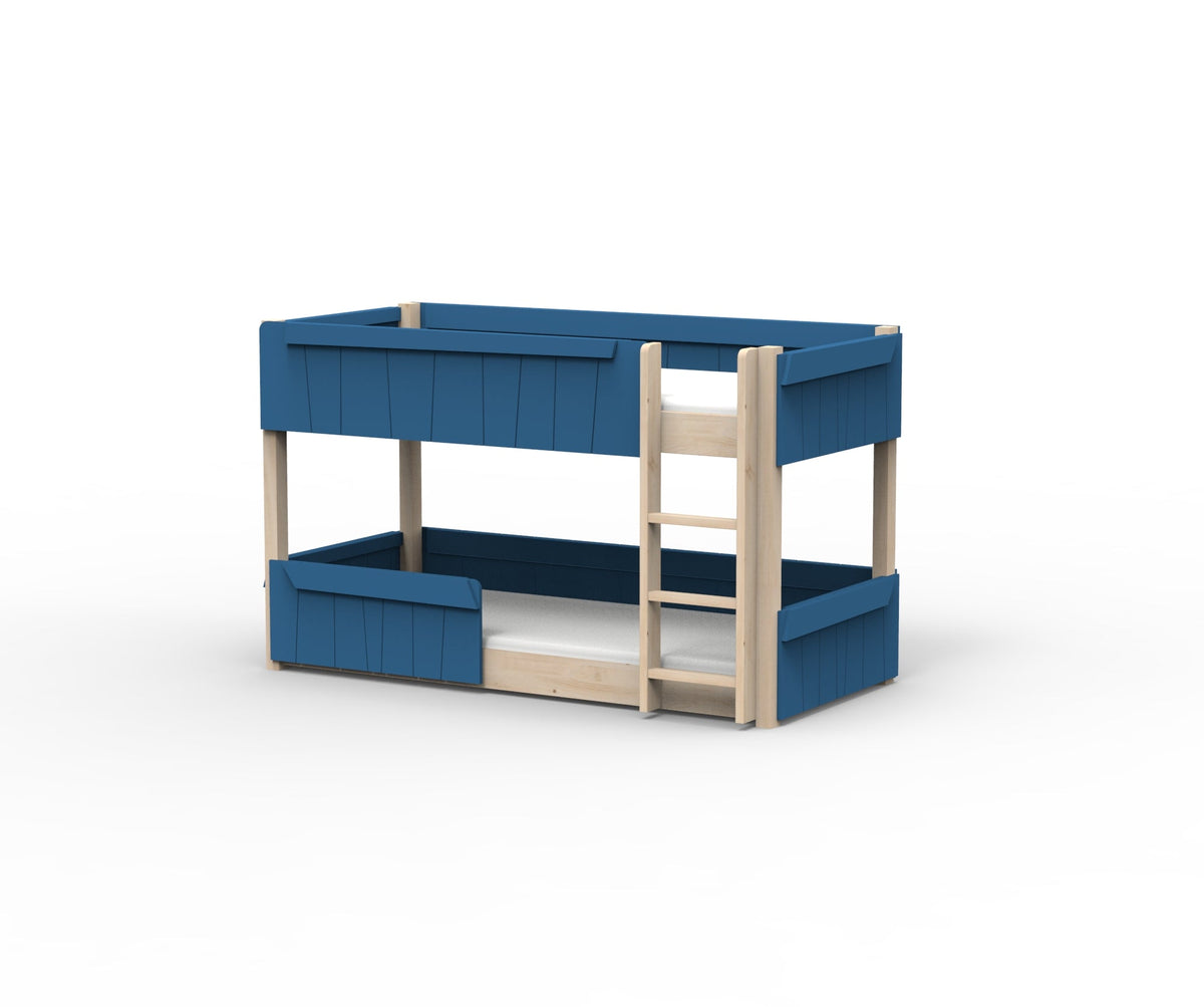 Mathy by Bols Star Light Montessori Low Bunk Bed in Atlantic Blue