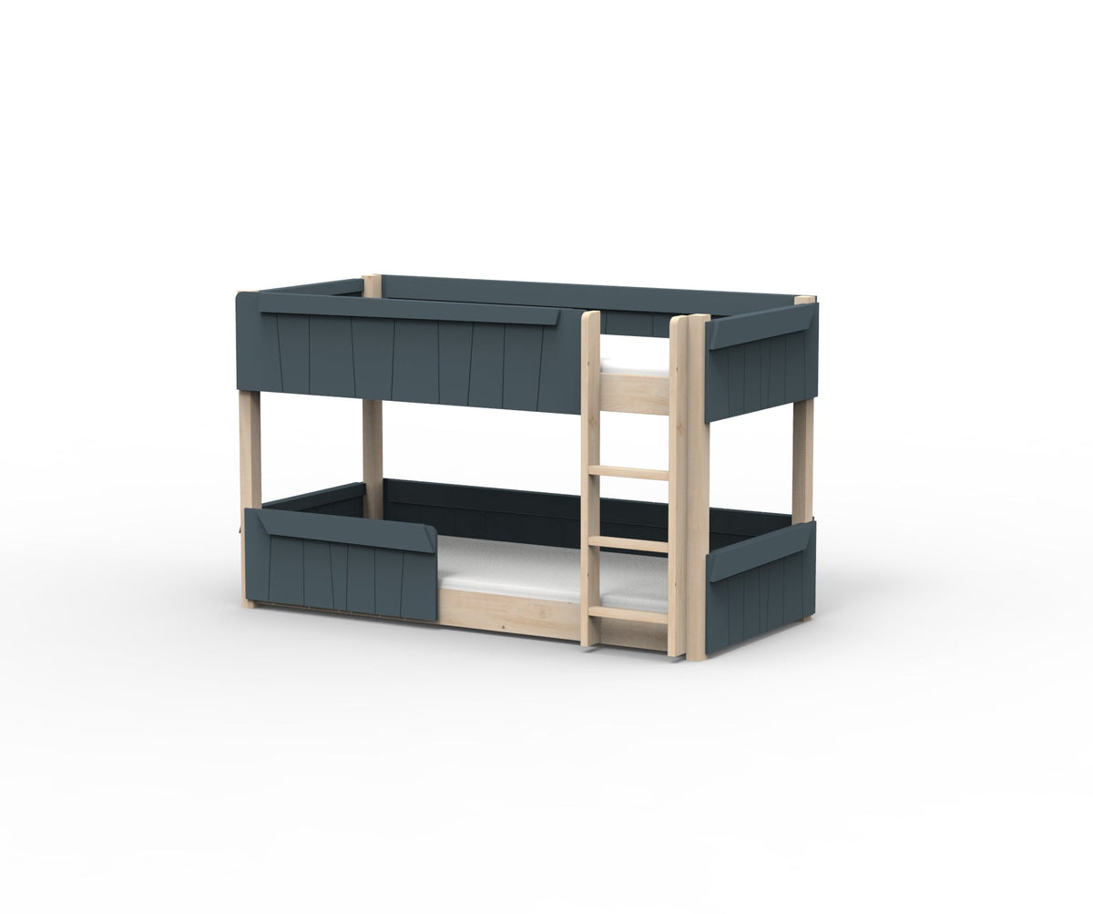 Mathy by Bols Star Light Montessori Low Bunk Bed in Basalt Grey