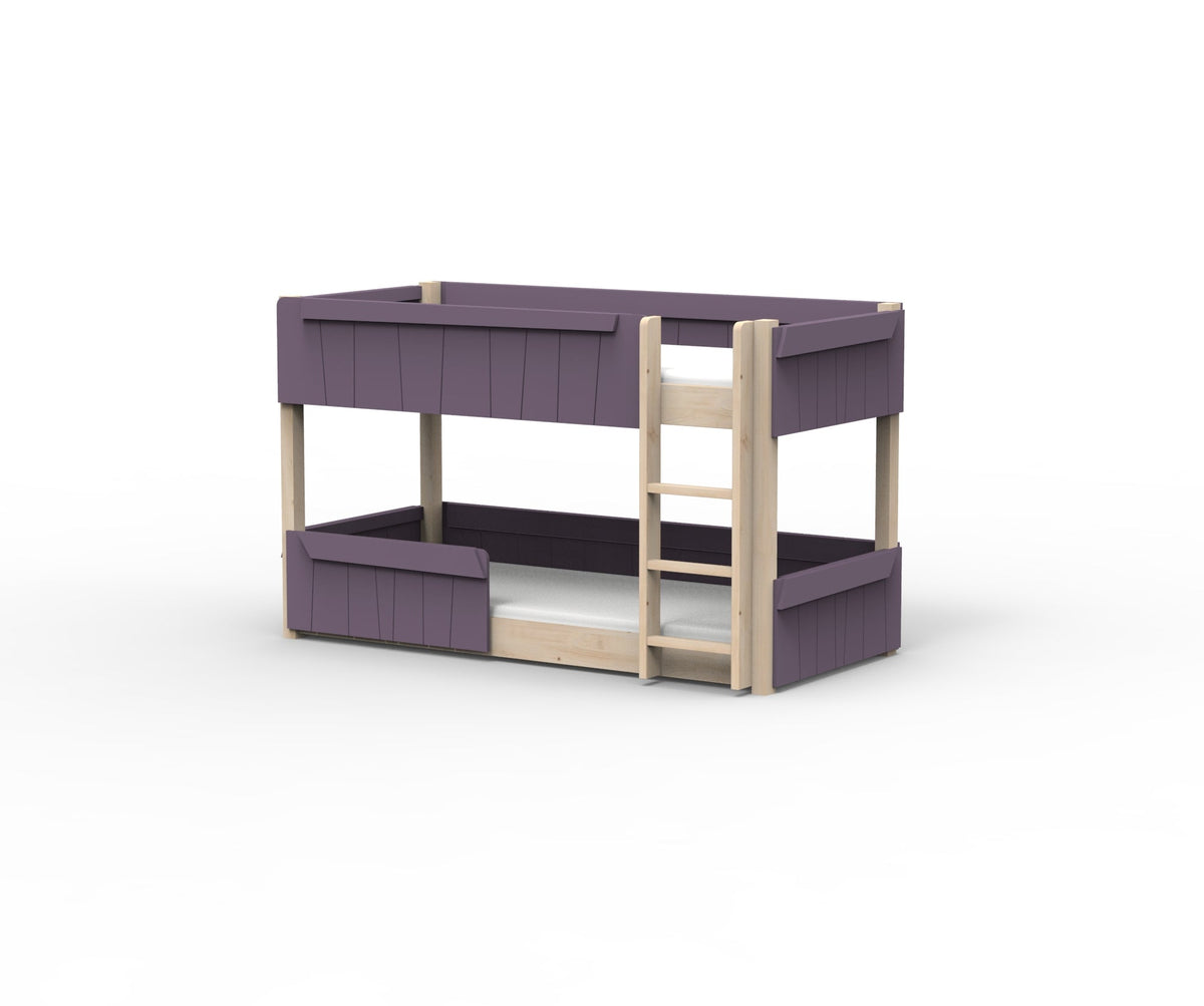 Mathy by Bols Star Light Montessori Low Bunk Bed in Cuberdon Purple
