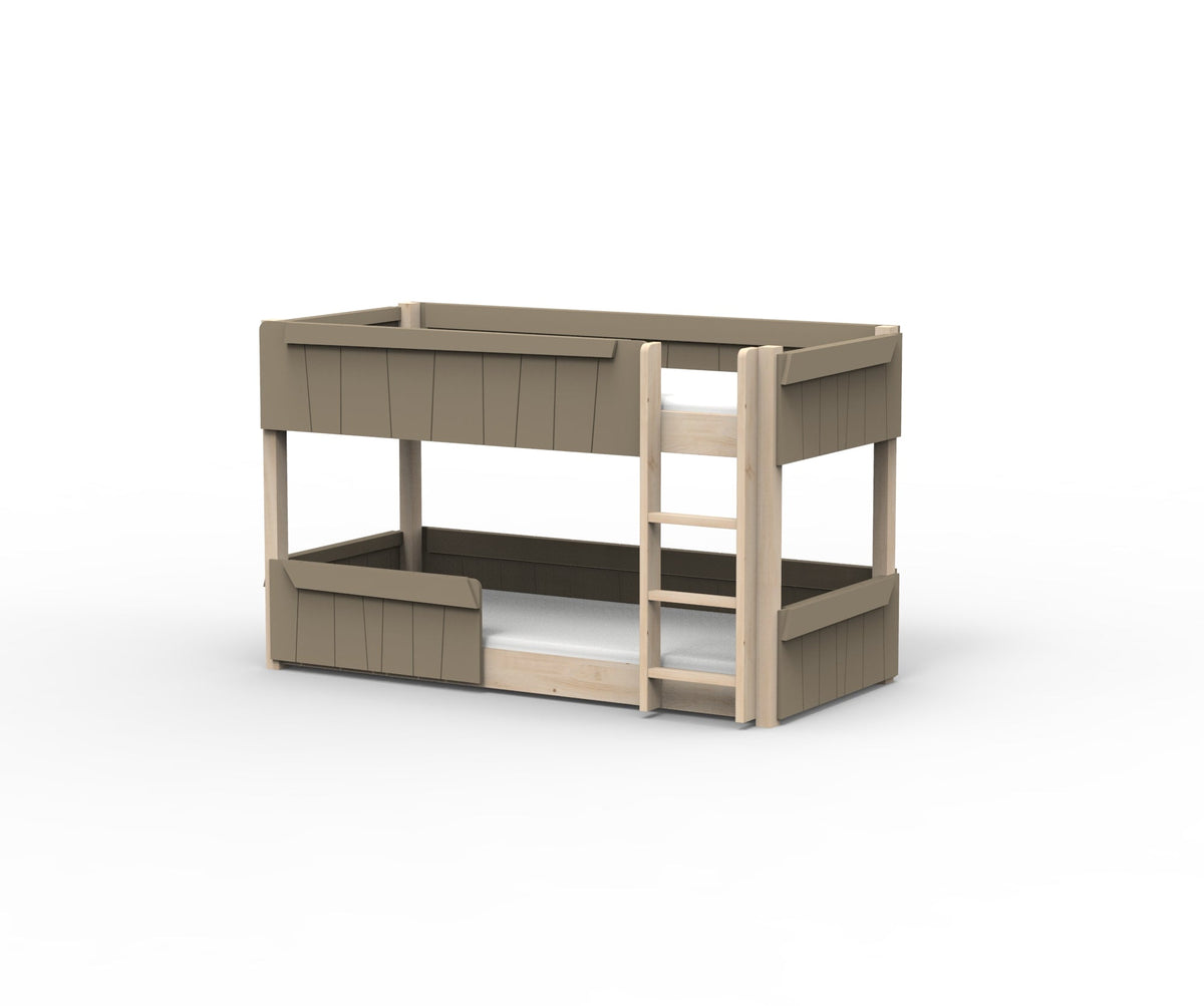 Mathy by Bols Star Light Montessori Low Bunk Bed in Linen